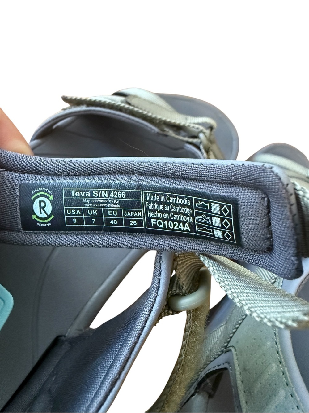 Teva Women’s Adjustable Strappy Burnt Olive Tirra Sport Sandals/ Water Shoes. - Picture 8 of 9
